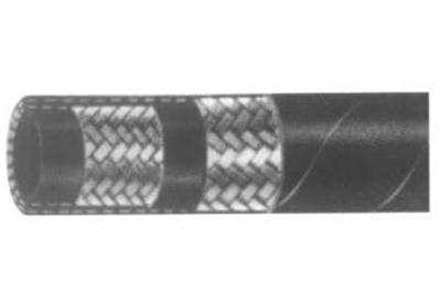Two layers of steel wire braided hose